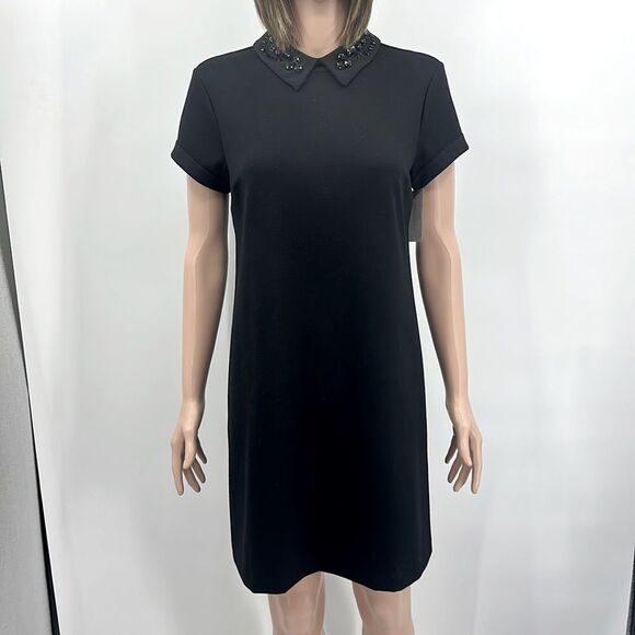 Maidon Jules Black Collared Dress‎ Sz Small NWT - Picture 1 of 3